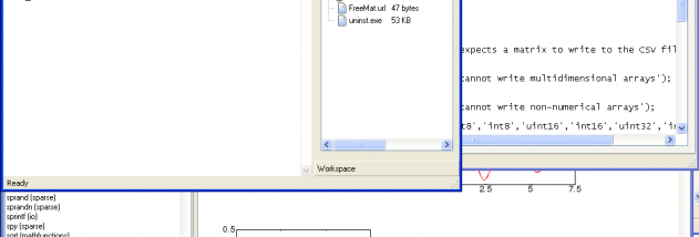 FreeMat for Windows screenshot