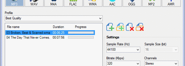 FSS Audio Converter screenshot