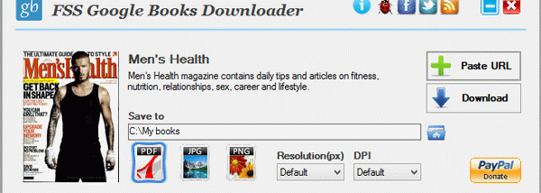FSS Google Books Downloader screenshot