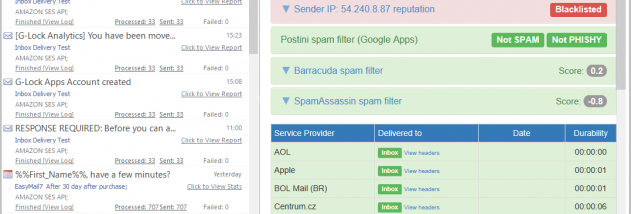 G-Lock EasyMail7 screenshot