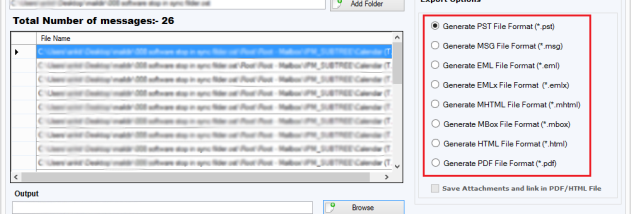 GainTools Maildir Converter free for Win screenshot