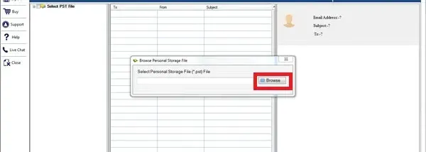 GainTools MBOX to PST Converter screenshot