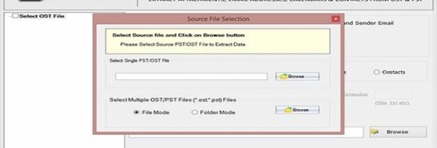 GainTools Outlook Extractor screenshot