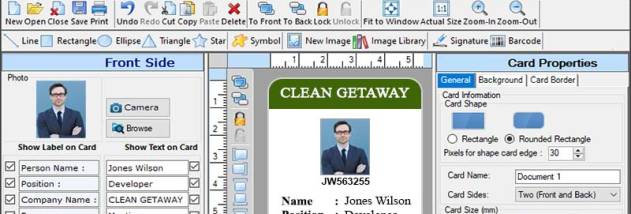 Gate Pass Creator Software screenshot