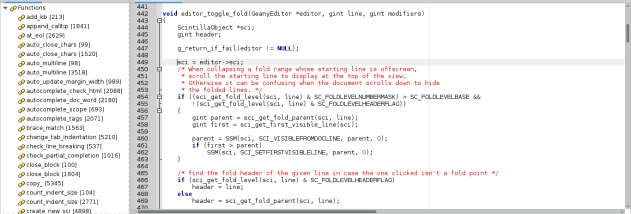 Geany Portable screenshot