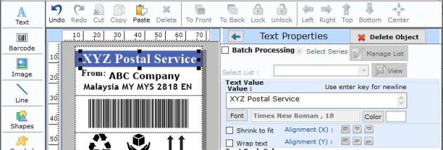 Generate Bank Barcoding Application screenshot