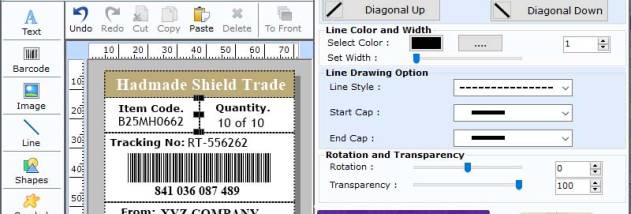 Generator Barcode Label Software screenshot