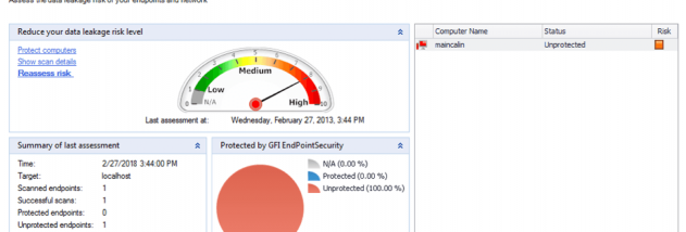 GFI EndPointSecurity screenshot