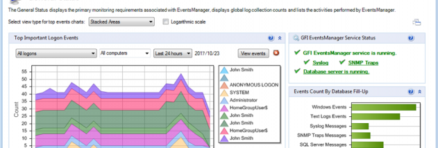 GFI EventsManager screenshot