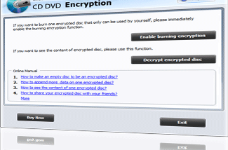 Gili CD DVD Encryption screenshot