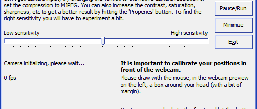 GiMeSpace CamControl Gamers Edition screenshot