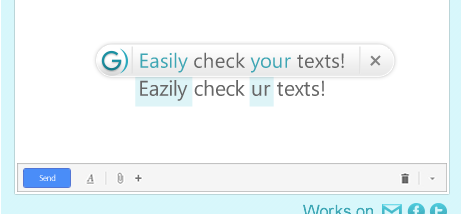 Ginger Grammar Spell Check Extension screenshot