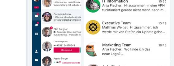 Ginlo Business screenshot