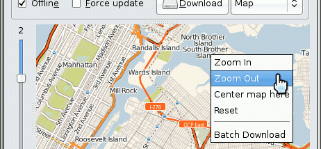 GMapCatcher screenshot