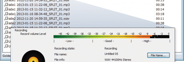 Golden Records Vinyl  to CD Converter screenshot