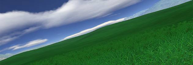 Green Fields 3D screensaver screenshot