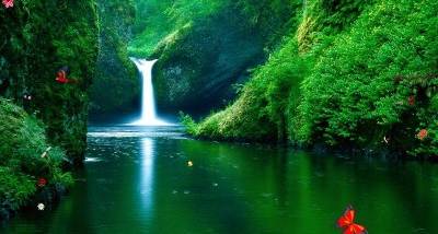 Green Waterfalls screenshot