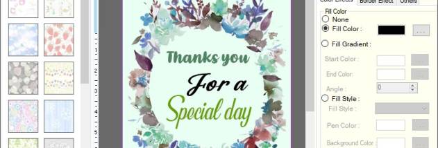 Greeting Card Creator Software screenshot