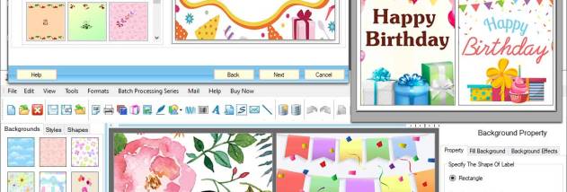 Greeting Card Designer Software screenshot