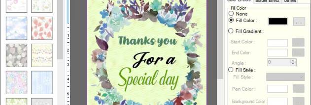 Greeting Card Making Tool screenshot