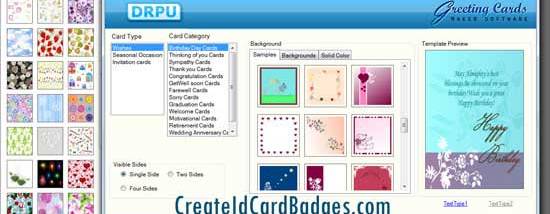 Greeting Cards Maker Software screenshot