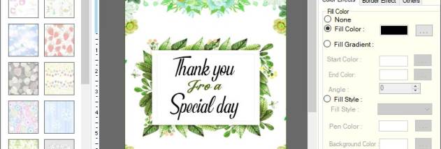 Greetings Card Designs Tool screenshot