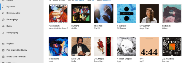 Groove: Smart Music Player Windows UWP screenshot
