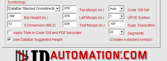GS1 Databar Barcode Image Generator screenshot