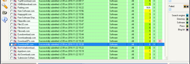 GSA Auto SoftSubmit screenshot
