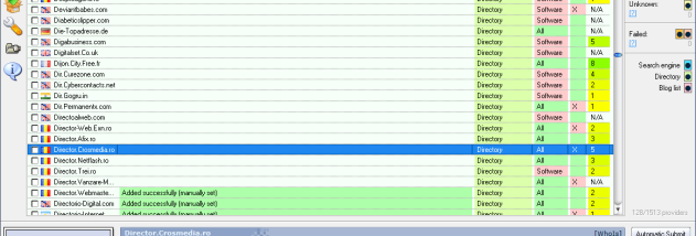 GSA Auto Website Submitter screenshot