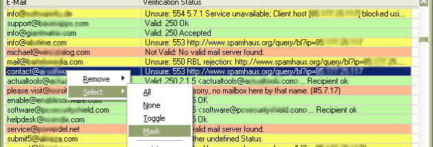 GSA Email Verifier screenshot