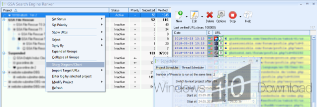 GSA Search Engine Ranker screenshot