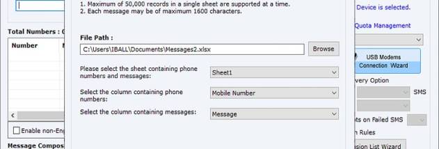 GSM Mobile Modem screenshot