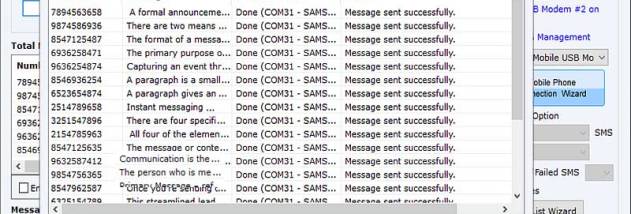 GSM Mobile Phones SMS Software screenshot