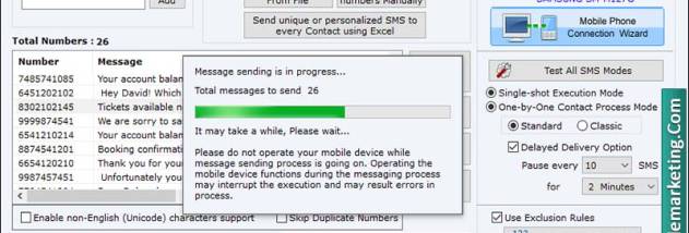 GSM Mobile SMS Marketing screenshot