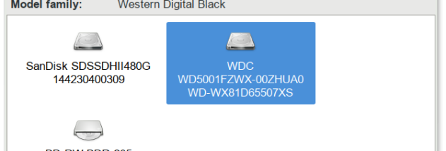 GSmartControl screenshot