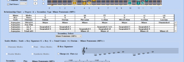 Guitar Analyzer Software Publisher screenshot
