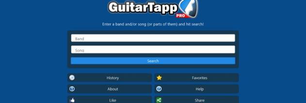 GuitarTapp Pro Windows UWP screenshot