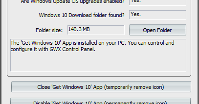 GWX Control Panel screenshot