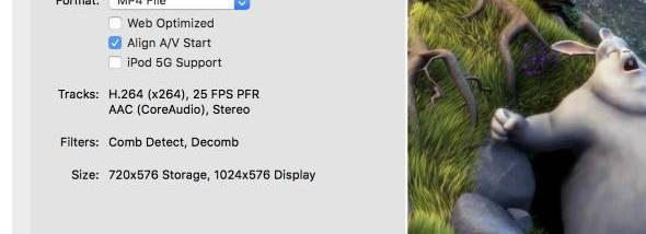 HandBrake 64-bit screenshot