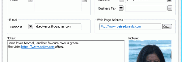 Handy Address Book screenshot