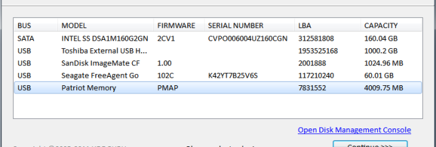 HDD Low Level Format Tool screenshot