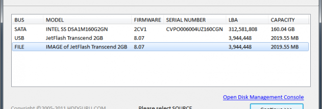 HDD Raw Copy Tool screenshot