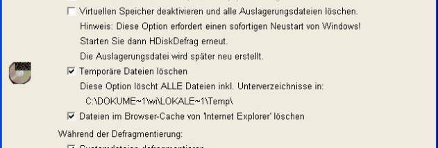 HDiskDefrag screenshot