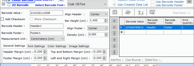 Healthcare Barcode Label Maker Software screenshot