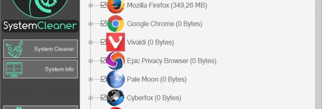 Hekasoft System Cleaner screenshot