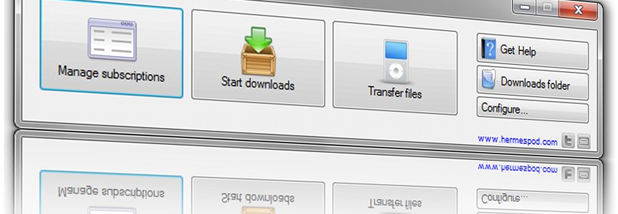 Hermes Podcast Downloader screenshot