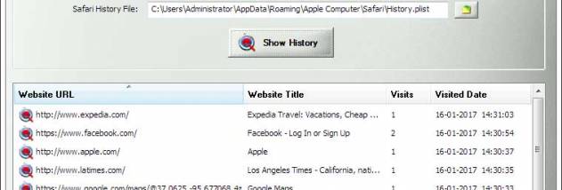 History Spy for Safari screenshot