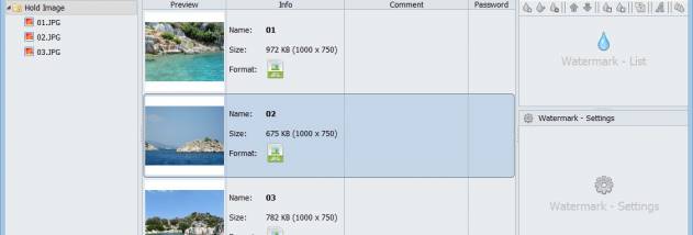 Hold Image screenshot