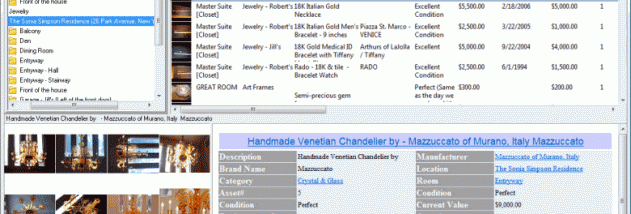 HomeManage Home Inventory Software screenshot